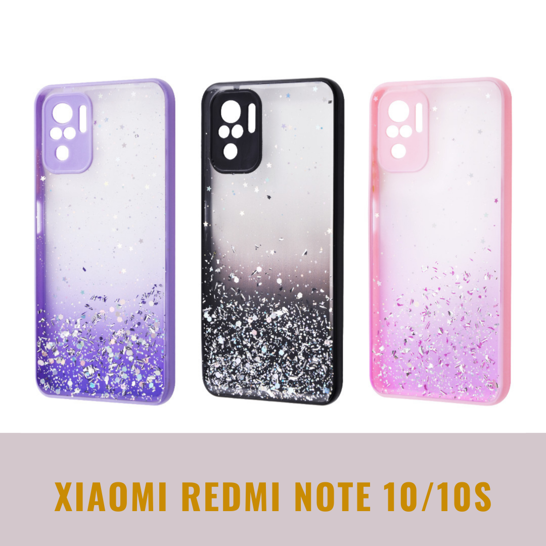 WAVE Sparkles Case (TPU) Xiaomi Redmi Note 10/Note 10S